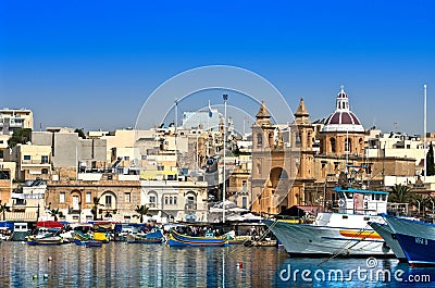 Malta, Marsaxlokk Editorial Stock Photo